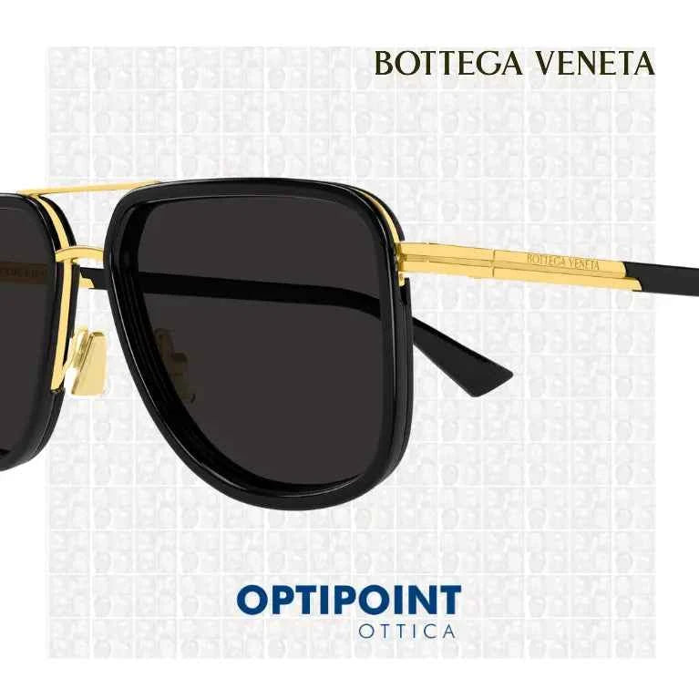 BOTTEGA VENETA BV1463S 001 ORO NERO OCCHIALI DA SOLE