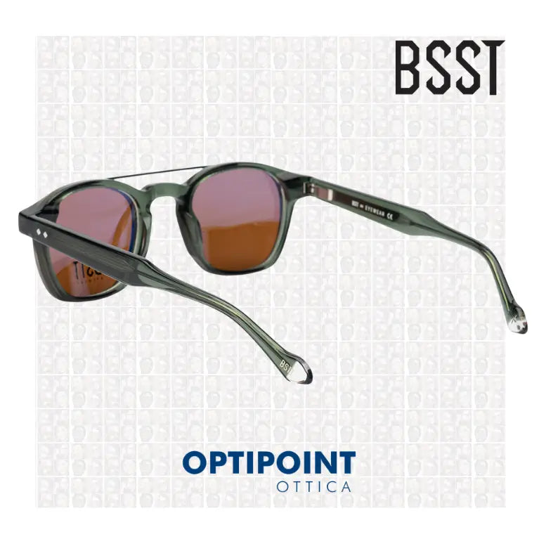 BSTT CLIP-ON GECKO VERDE OCCHIALI DA VISTA