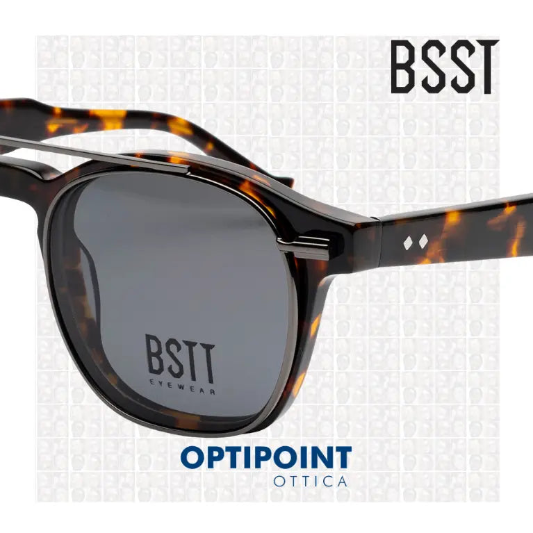 BSTT CLIP-ON GECKO TARTARUGATO OCCHIALI DA VISTA