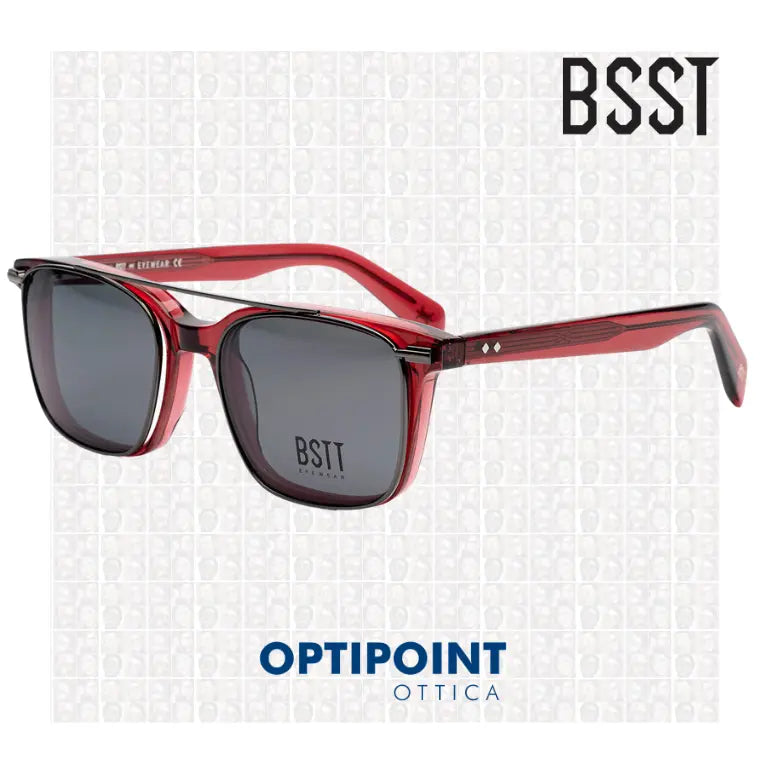 BSTT CLIP-ON IBIS ROSSO OCCHIALI DA VISTA