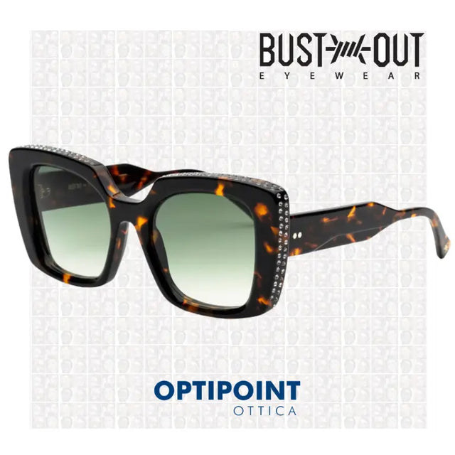 BUST OUT GAGA TARTARUGA OCCHIALI DA SOLE