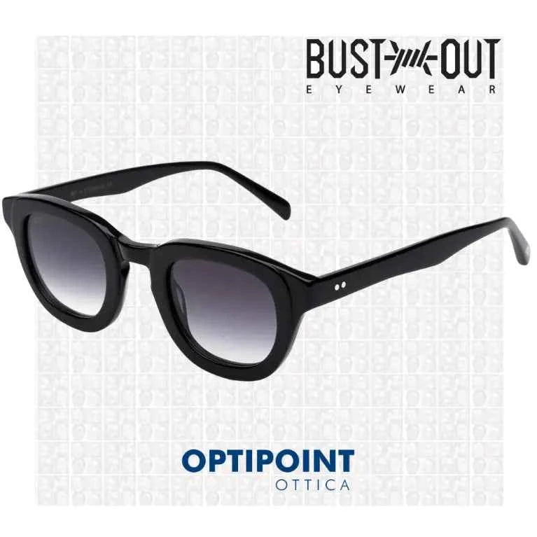 BUST OUT JAGUAR NERO LUCIDO OCCHIALI DA SOLE