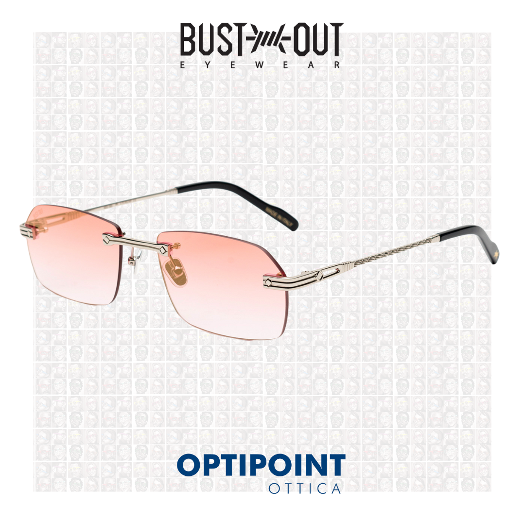 BUST OUT TRAVIS SQUADRATO ARGENTO OCCHIALI DA SOLE