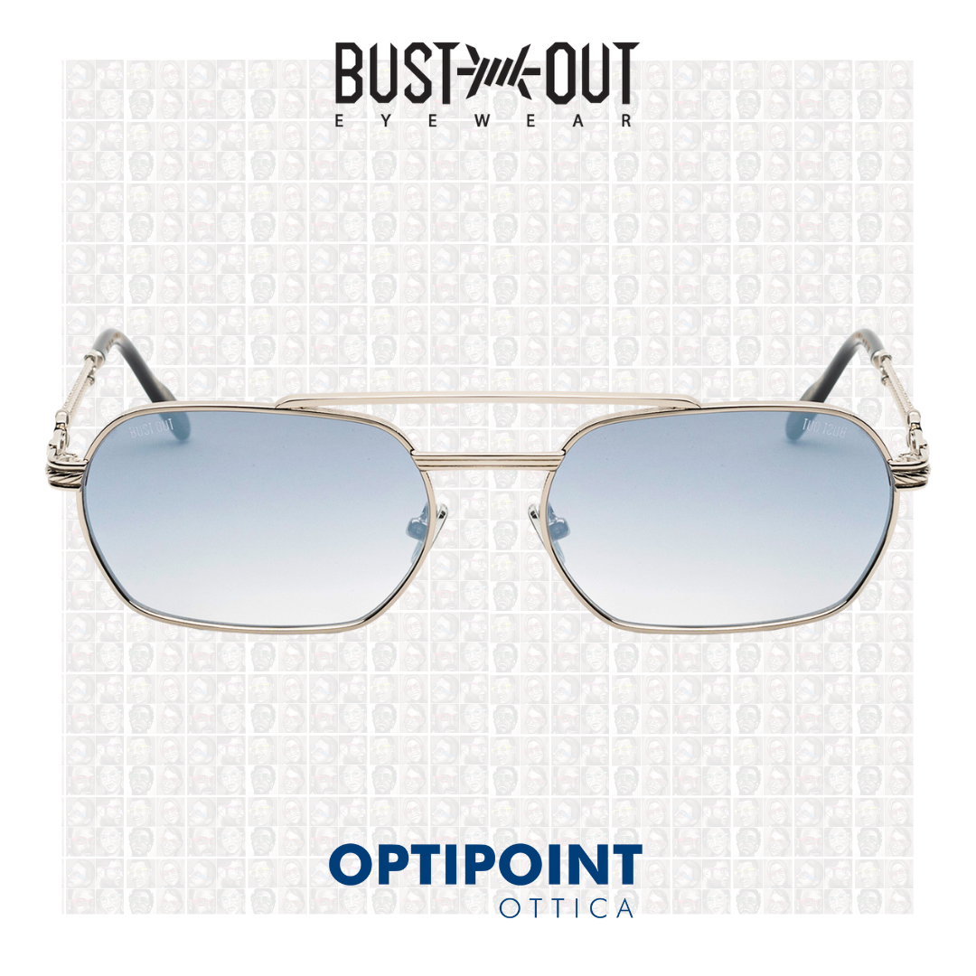 BUST OUT VIN ARGENTO/NERO OCCHIALI DA SOLE