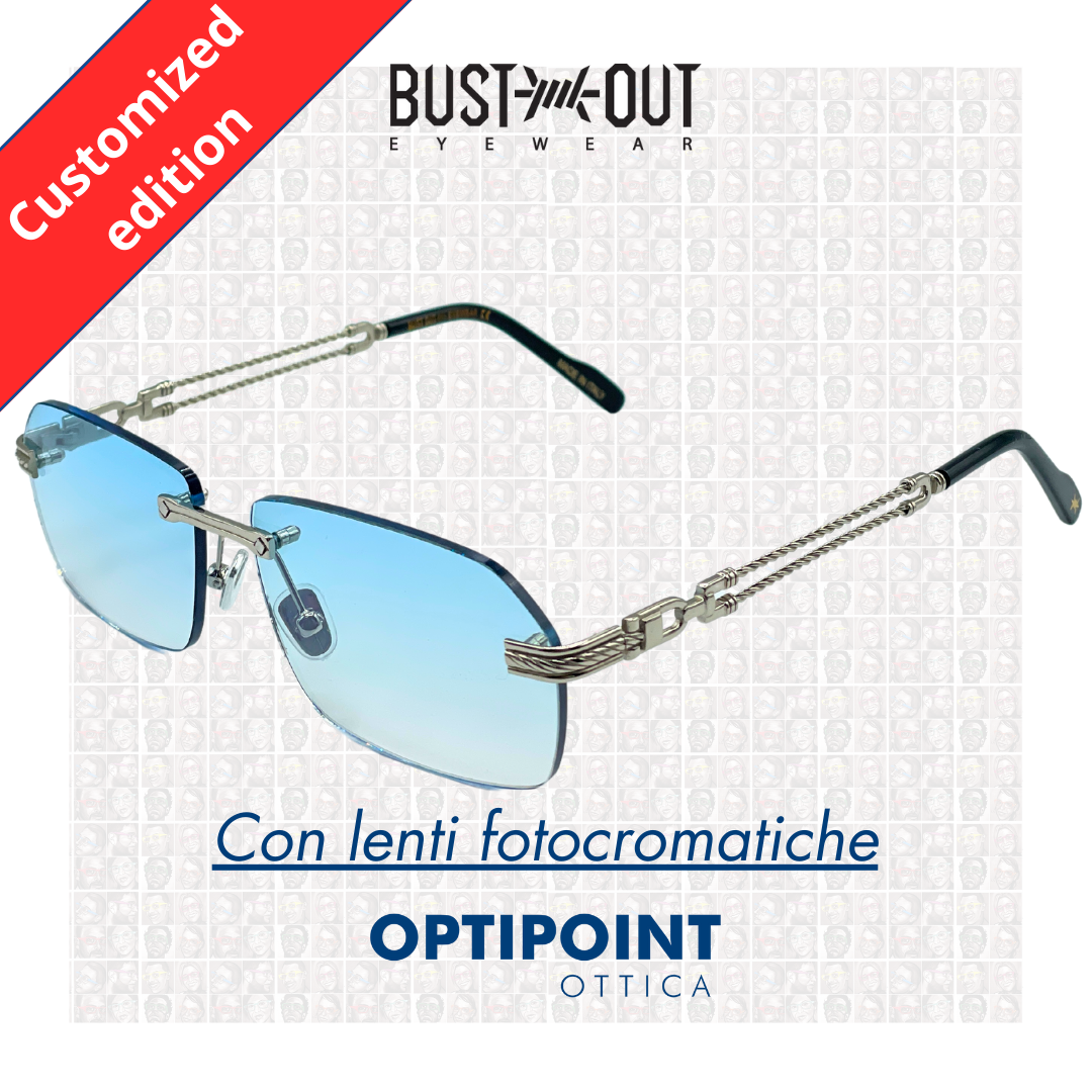 BUST OUT RAMOS ARGENTO CUSTOMIZZATO OCCHIALI DA SOLE