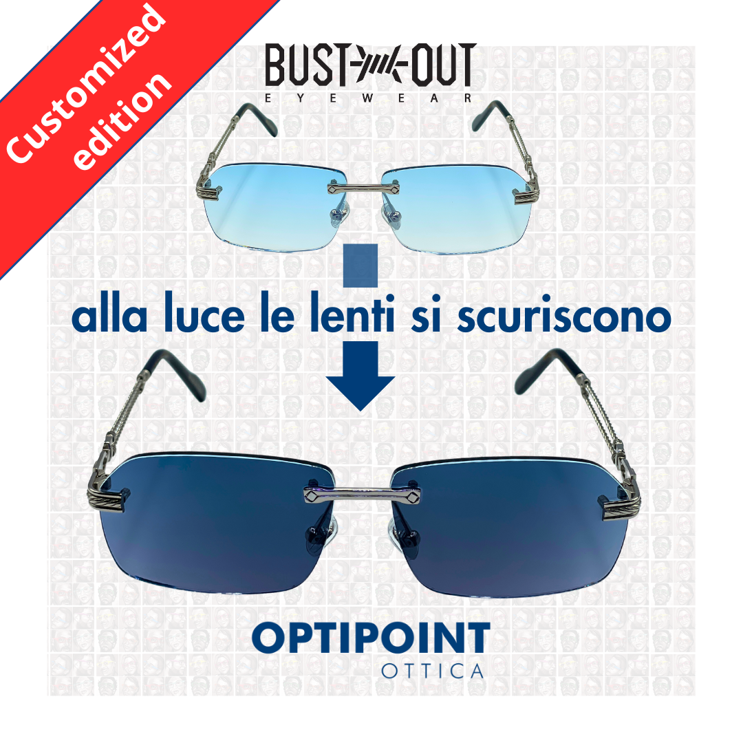 BUST OUT RAMOS ARGENTO CUSTOMIZZATO OCCHIALI DA SOLE