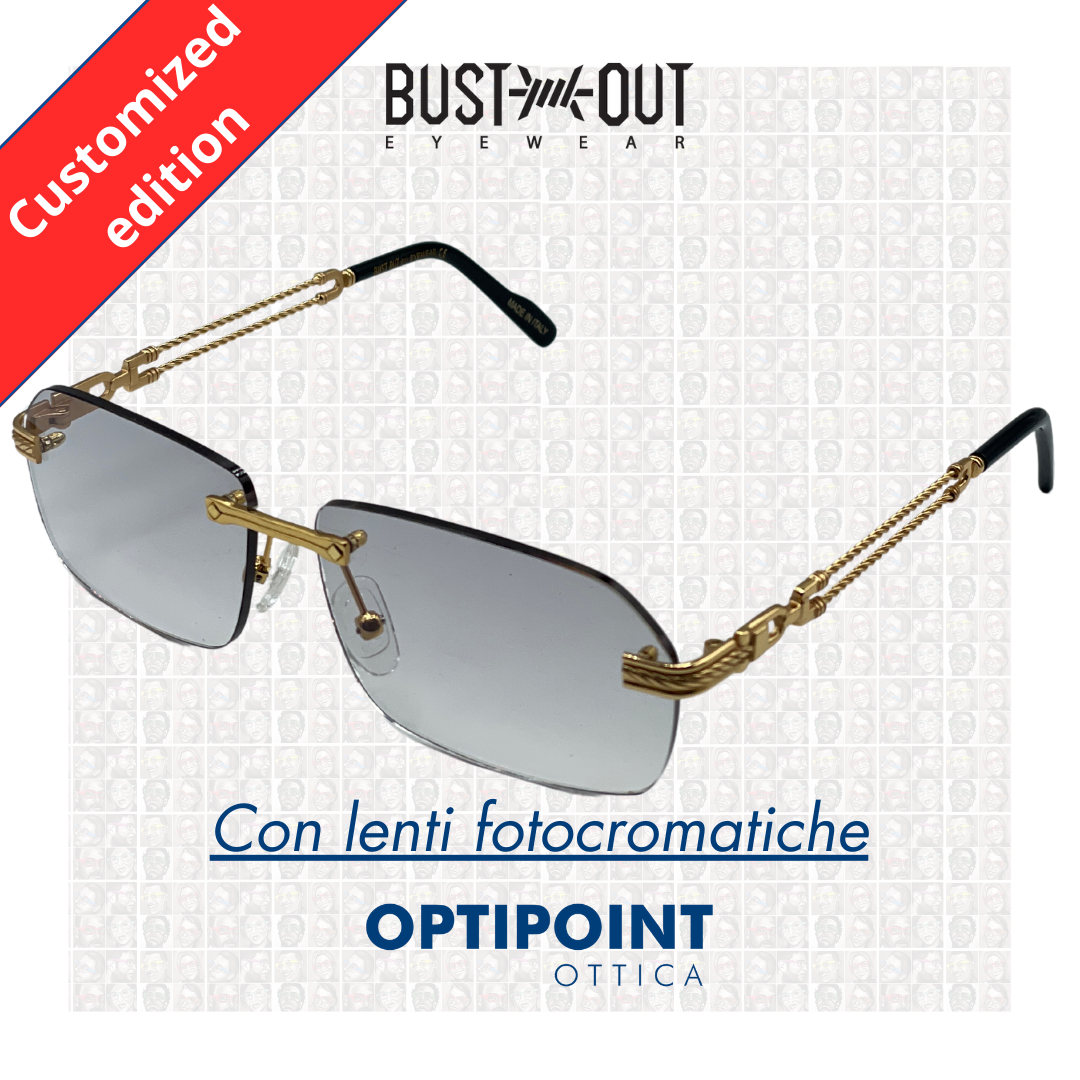 BUST OUT RAMOS ORO CUSTOMIZZATO OCCHIALI DA SOLE