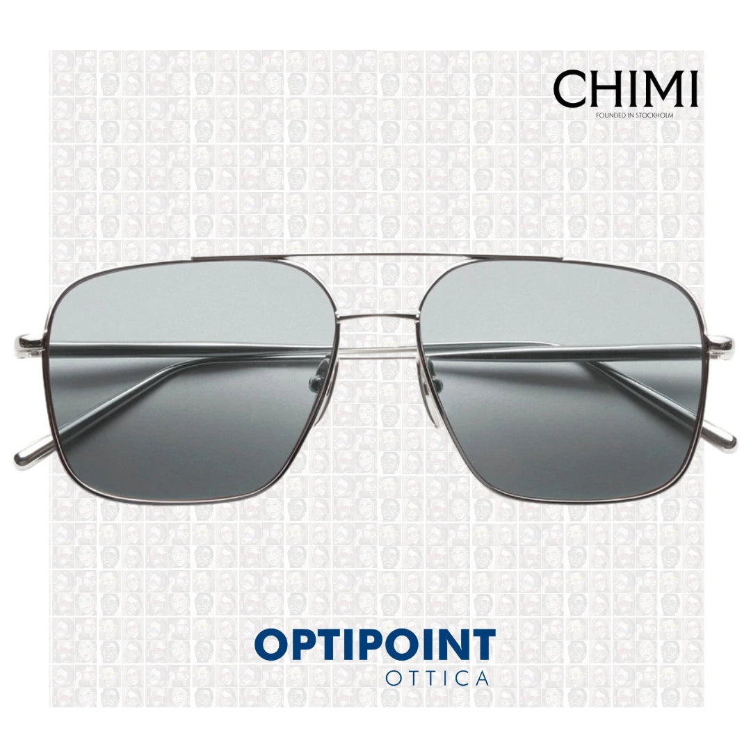 CHIMI AVIATOR ARGENTO OCCHIALI DA SOLE