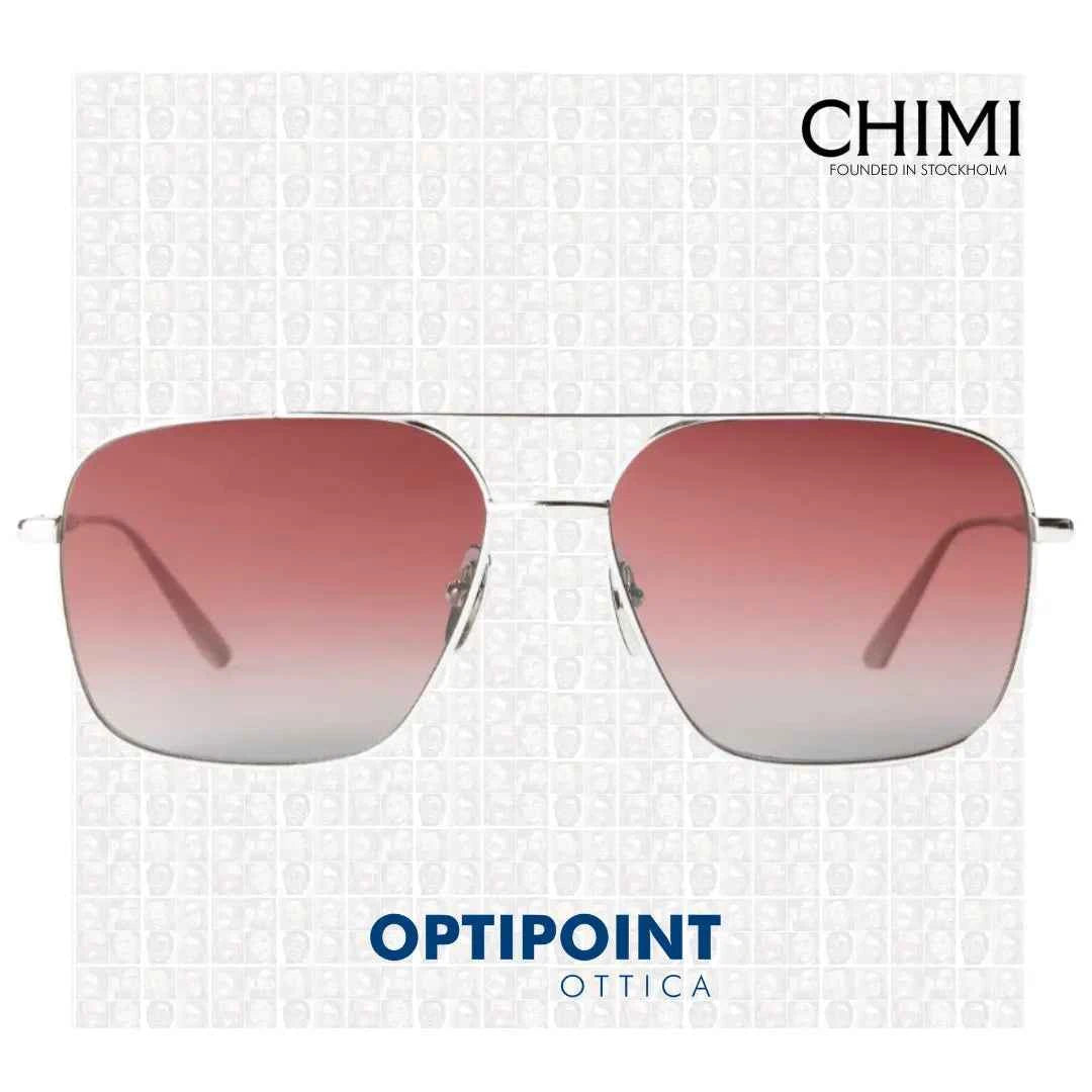 CHIMI AVIATOR ARGENTO OCCHIALI DA SOLE