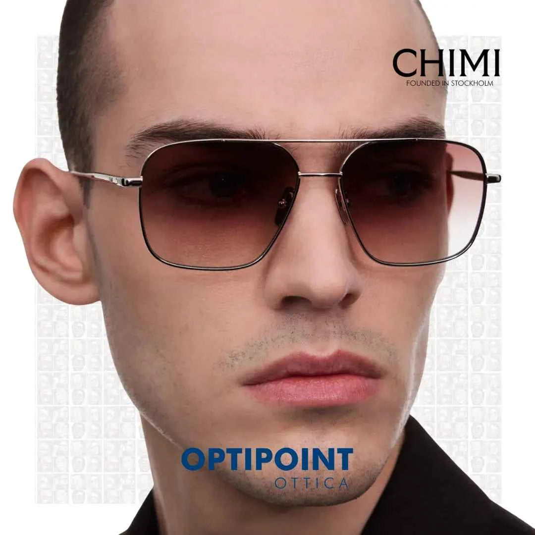 CHIMI AVIATOR ARGENTO OCCHIALI DA SOLE
