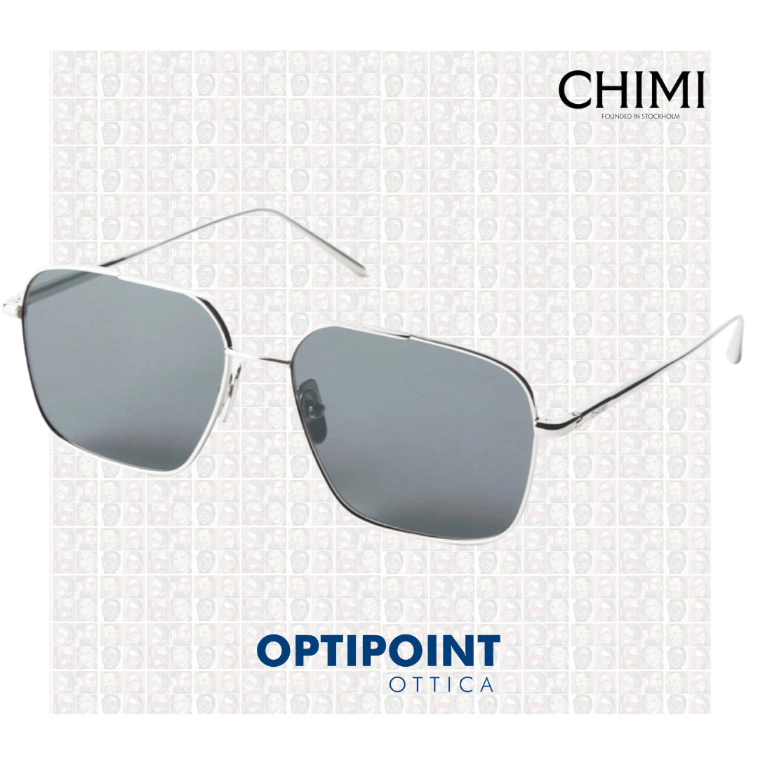 CHIMI AVIATOR ARGENTO OCCHIALI DA SOLE