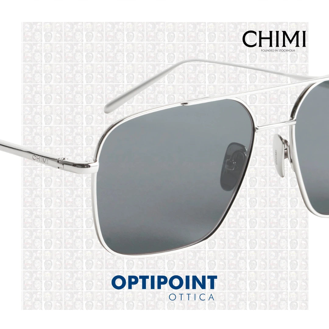 CHIMI AVIATOR ARGENTO OCCHIALI DA SOLE