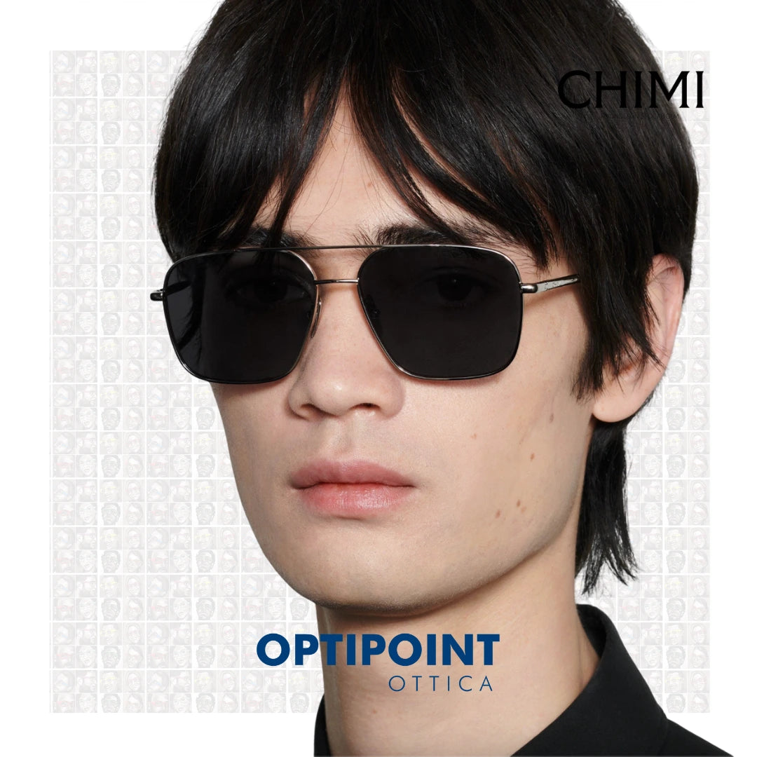 CHIMI AVIATOR ARGENTO OCCHIALI DA SOLE