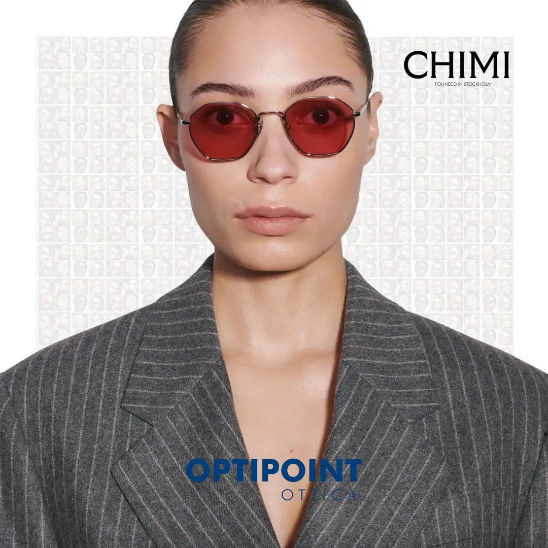 CHIMI OCTAGON ARGENTO OCCHIALI DA SOLE
