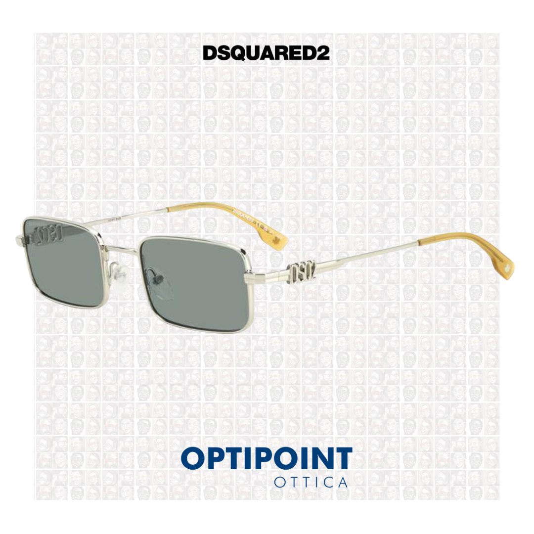 DSQUARED D0104/S ARGENTO OCCHIALI DA SOLE