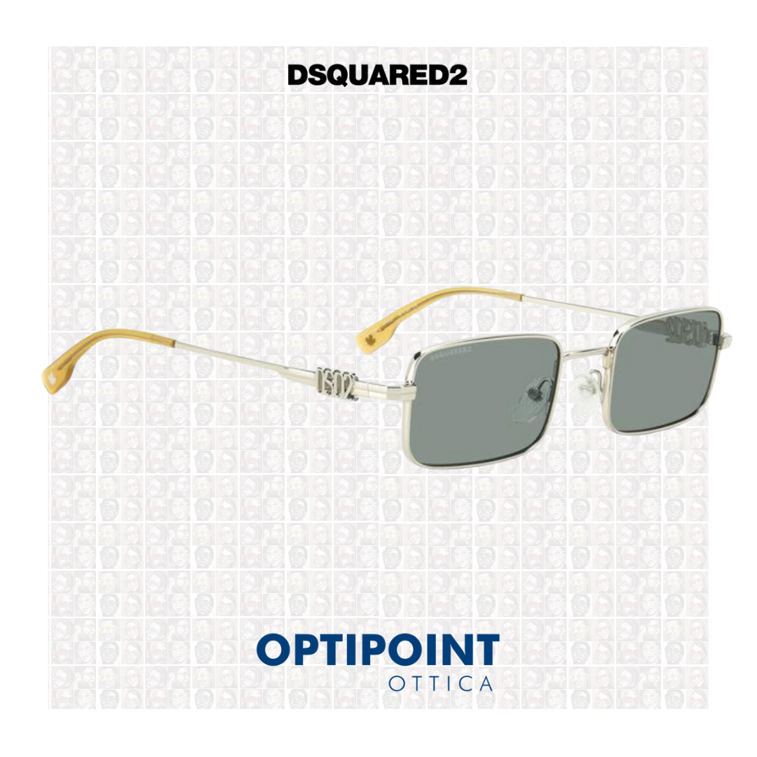 DSQUARED D0104/S ARGENTO OCCHIALI DA SOLE