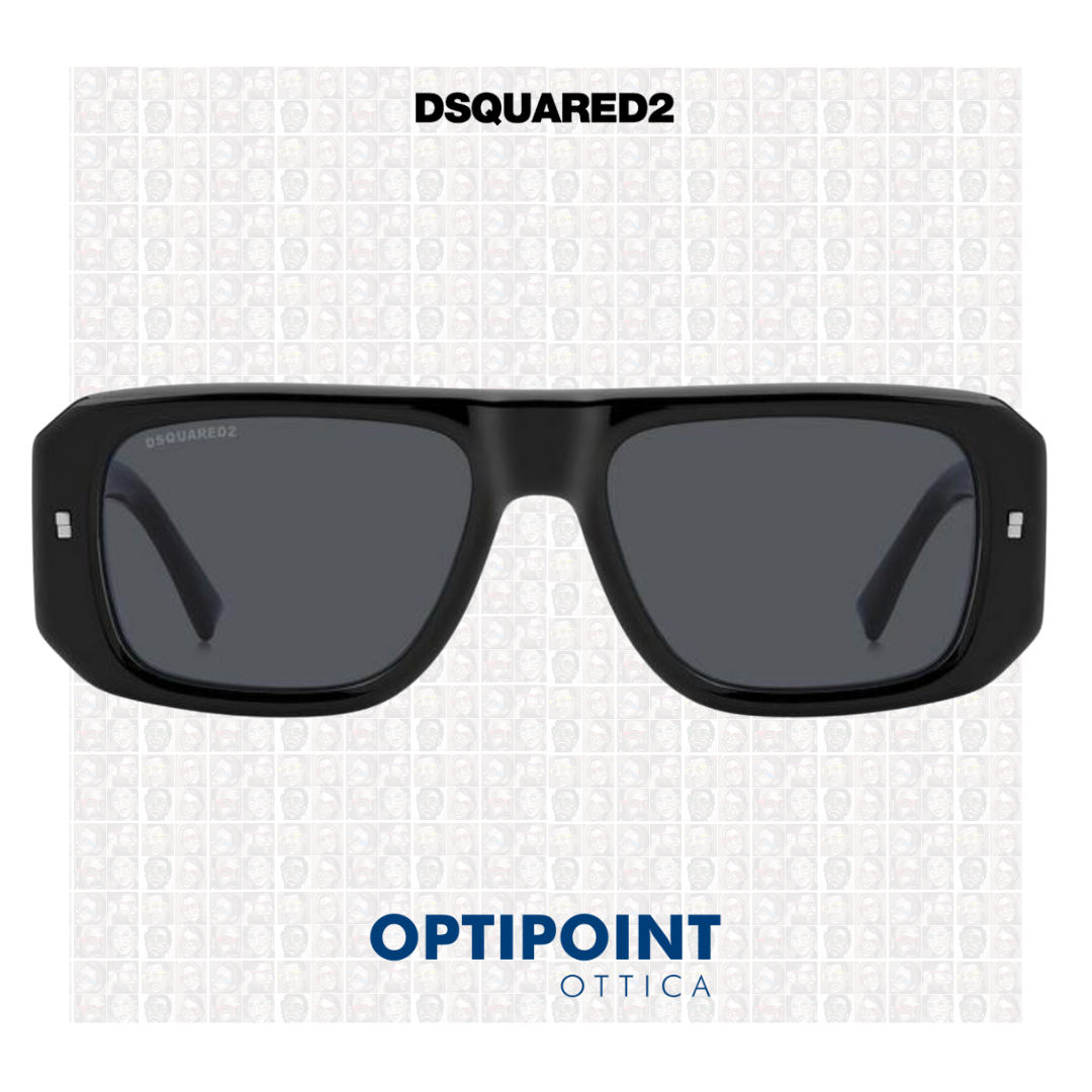 DSQUARED D0107/S NERO OCCHIALI DA SOLE