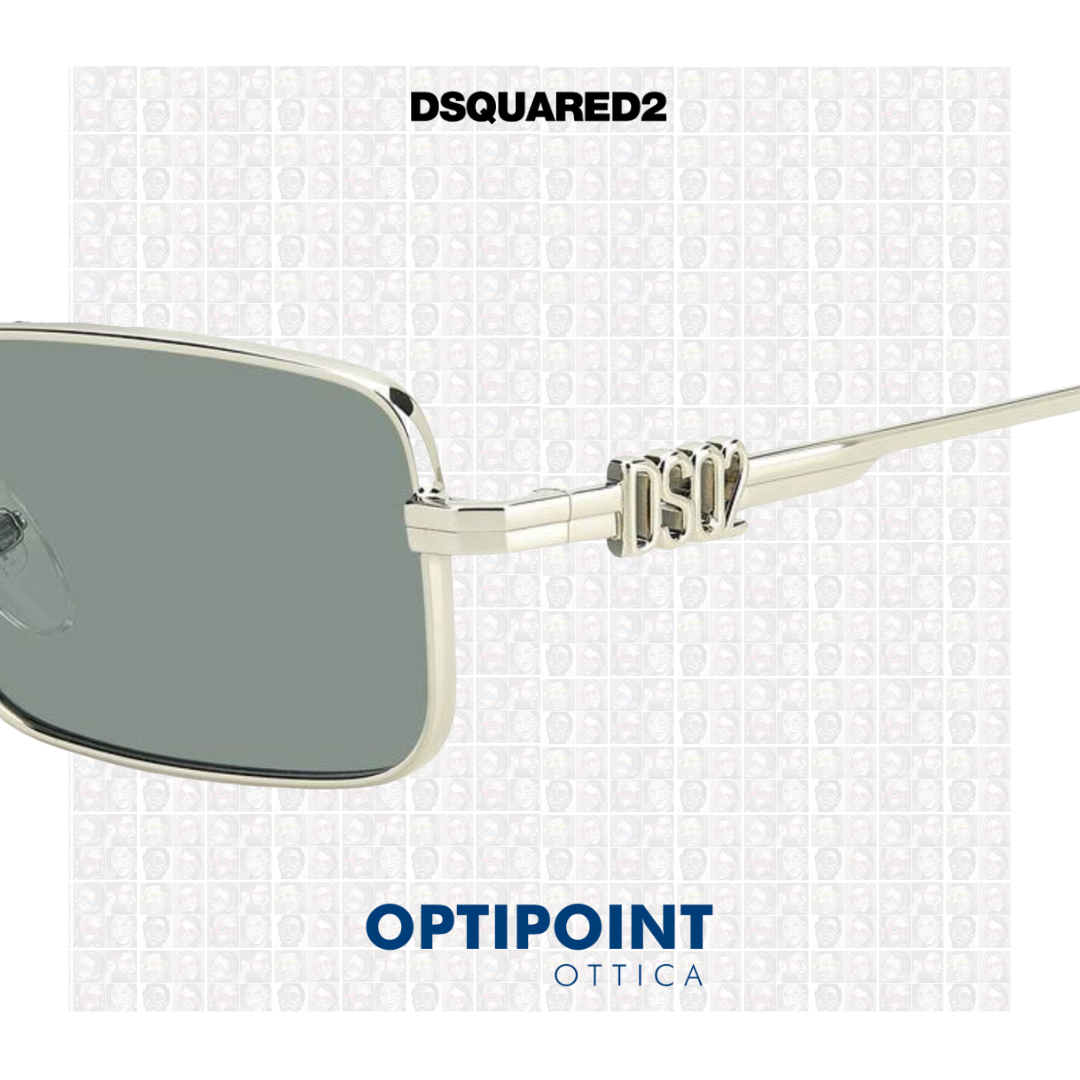 DSQUARED D0104/S ARGENTO OCCHIALI DA SOLE