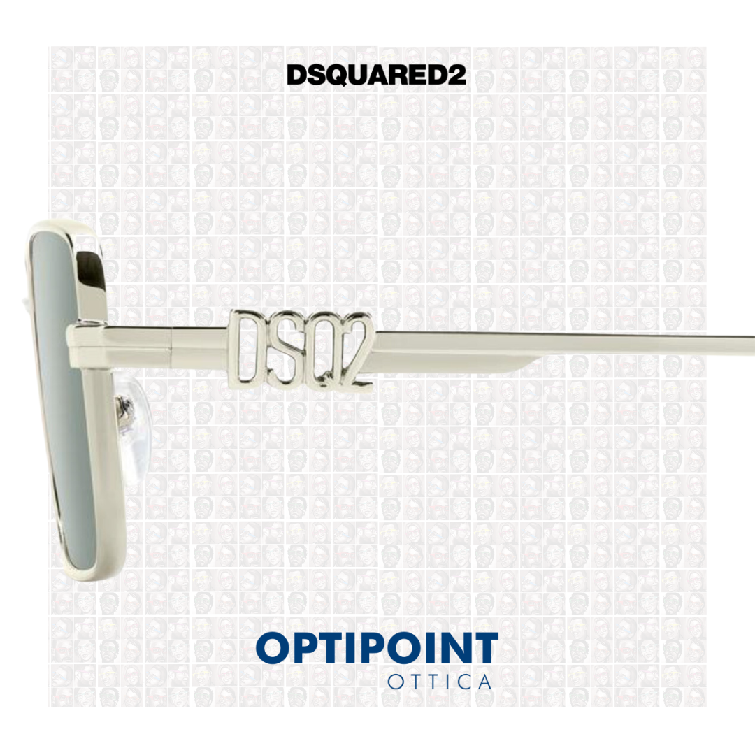 DSQUARED D0104/S ARGENTO OCCHIALI DA SOLE