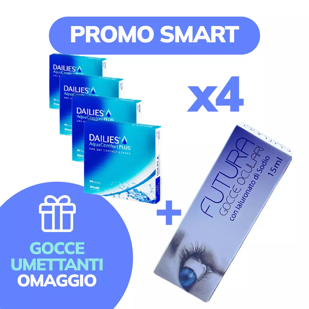 PROMO SMART DAILIES AQUACOMFORT PLUS (90 lenti)