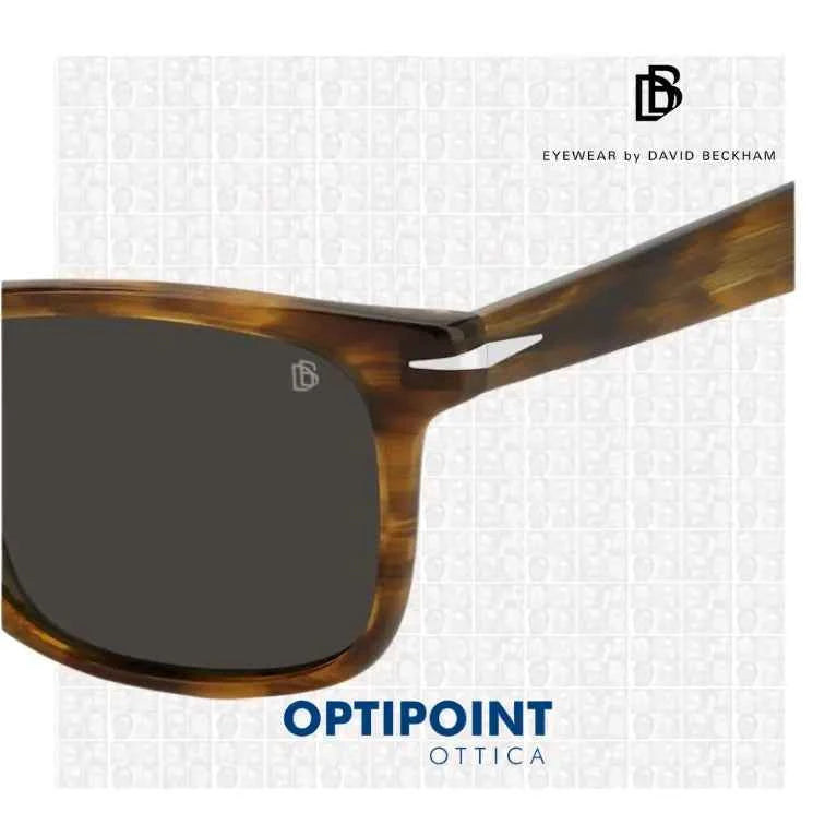 DAVID BECKHAM DB1197/S EX4 MARRONE CORNO OCCHIALI DA SOLE