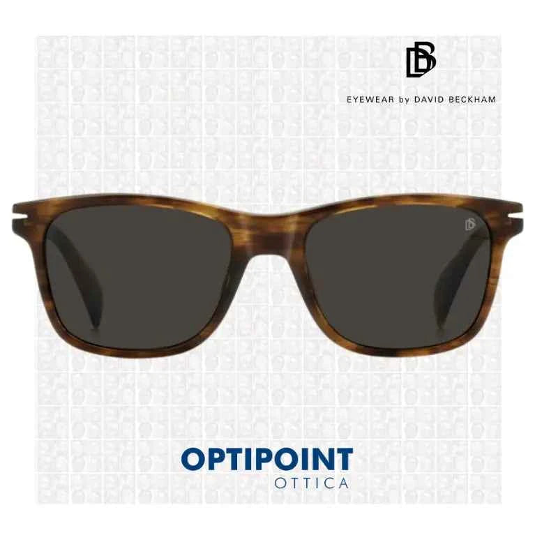 DAVID BECKHAM DB1197/S EX4 MARRONE CORNO OCCHIALI DA SOLE