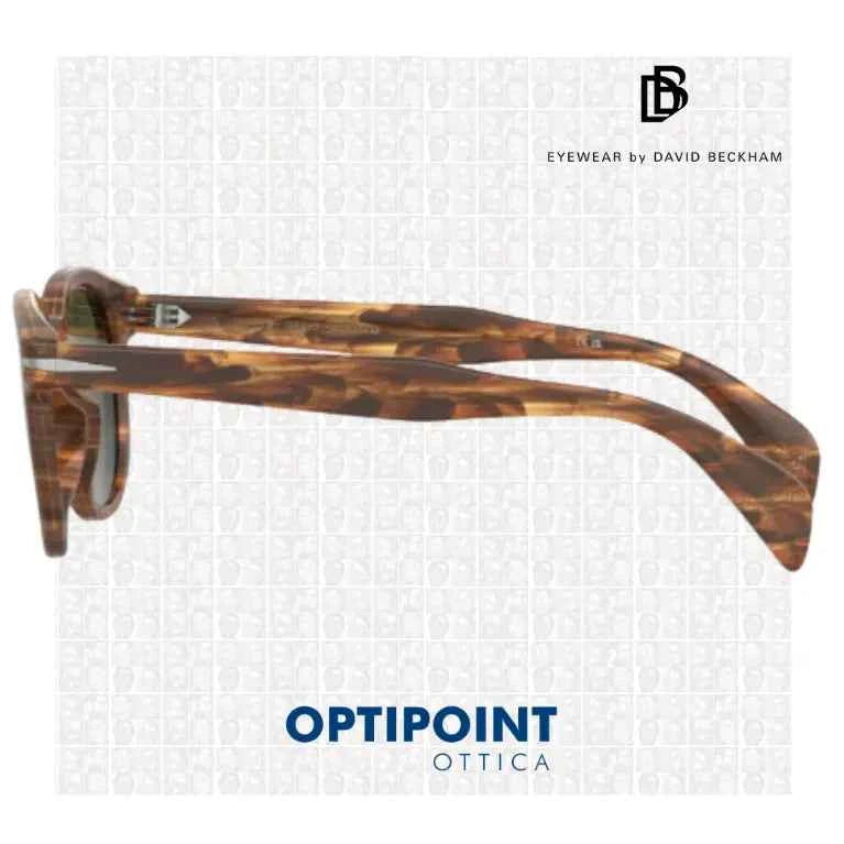 DAVID BECKHAM DB1198/S EX4 MARRONE CORNO OCCHIALI DA SOLE