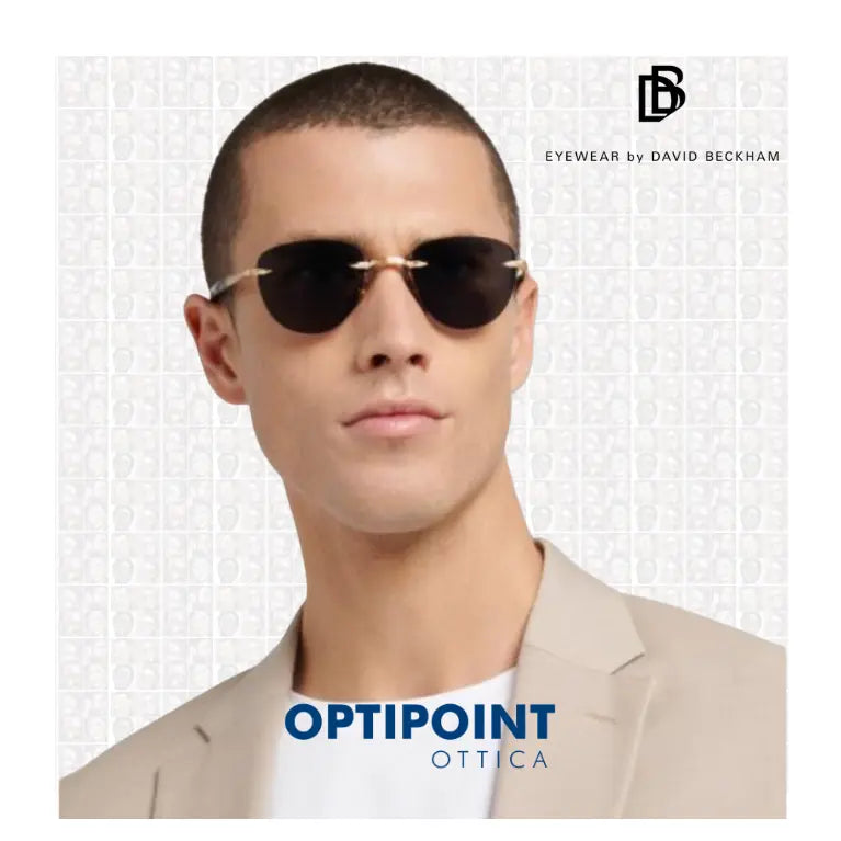 DAVID BECKHAM DB1224/S RHL ORO NERO OCCHIALI DA SOLE