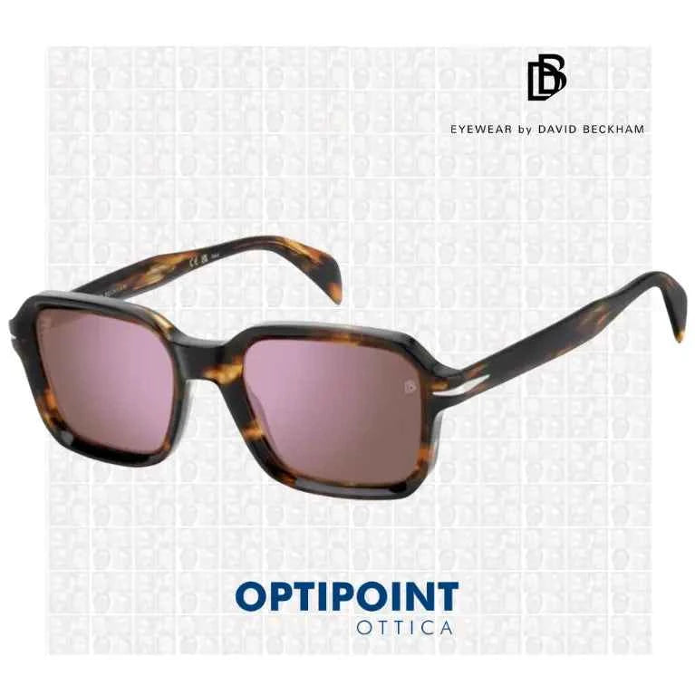DAVID BECKHAM DB7147/S WR9 MARRONE AVANA OCCHIALI DA SOLE