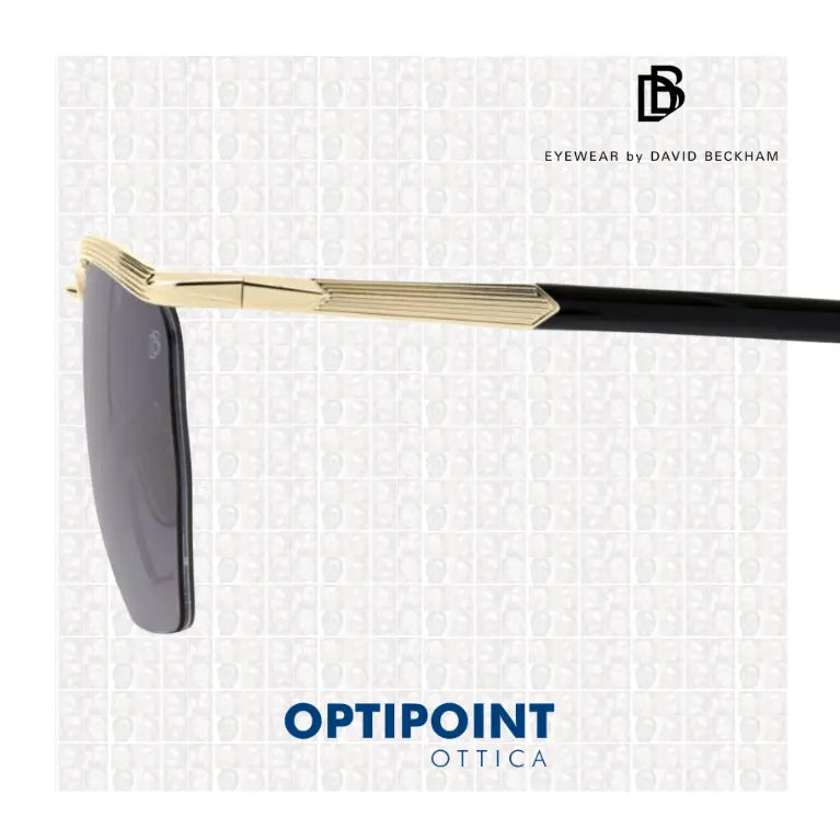 DAVID BECKHAM DB1225/S RHL ORO NERO OCCHIALI DA SOLE