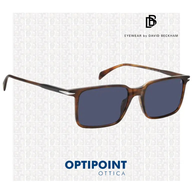 DAVID BECKHAM DB1220/S EX4 MARRONE CORNO OCCHIALI DA SOLE