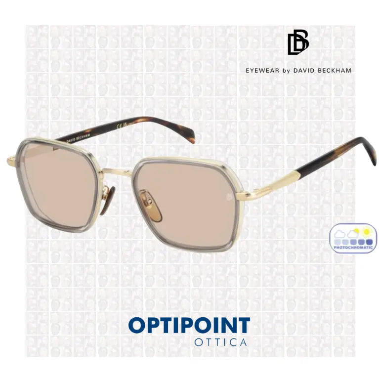 DAVID BECKHAM DB1194/G/S 2F7 ORO GRIGIO OCCHIALI DA SOLE
