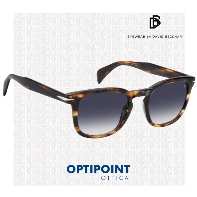 DAVID BECKHAM DB1221/S EX4 MARRONE CORNO OCCHIALI DA SOLE
