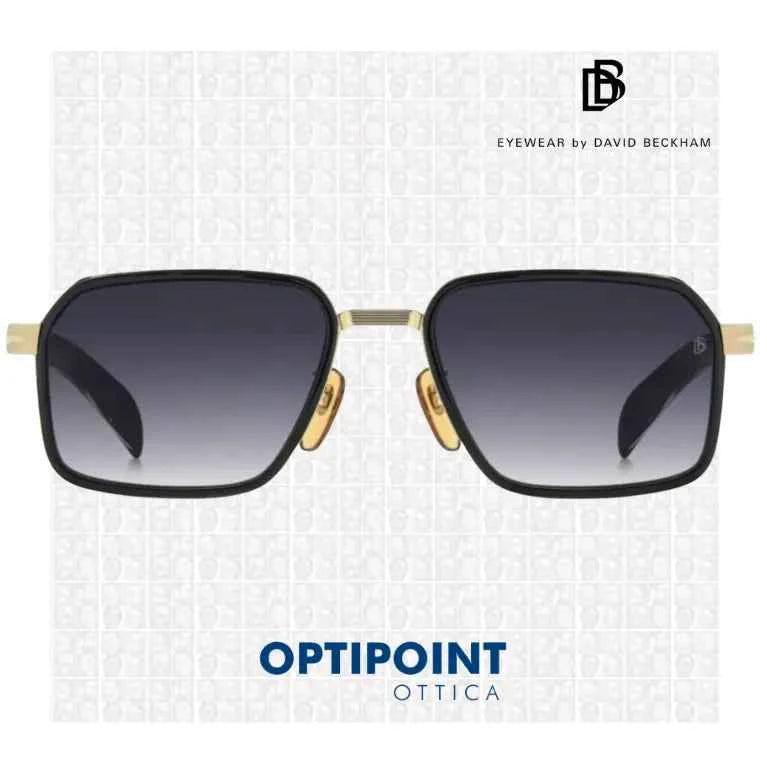 DAVID BECKHAM DB7158/S RHL ORO NERO OCCHIALI DA SOLE