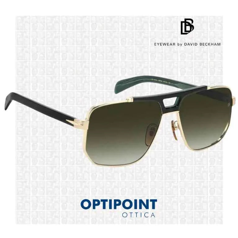 DAVID BECKHAM DB7157/S PEF ORO VERDE OCCHIALI DA SOLE