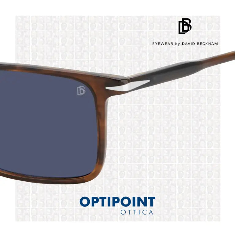 DAVID BECKHAM DB1220/S EX4 MARRONE CORNO OCCHIALI DA SOLE