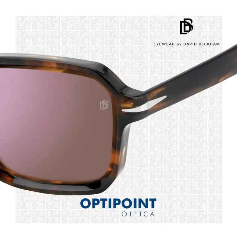 DAVID BECKHAM DB7147/S WR9 MARRONE AVANA OCCHIALI DA SOLE