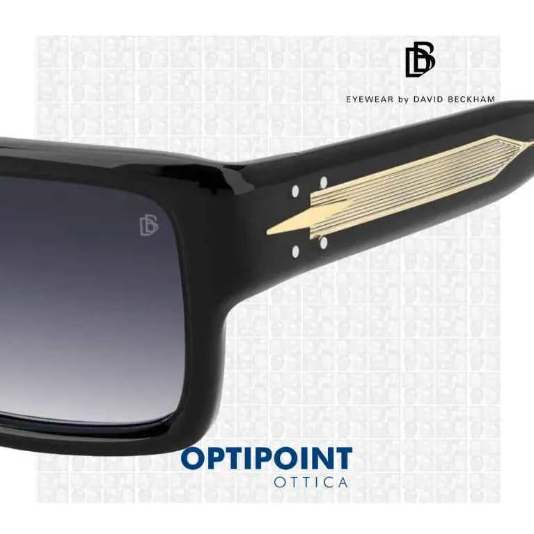 DAVID BECKHAM DB7159/S 2M2 NERO ORO OCCHIALI DA SOLE