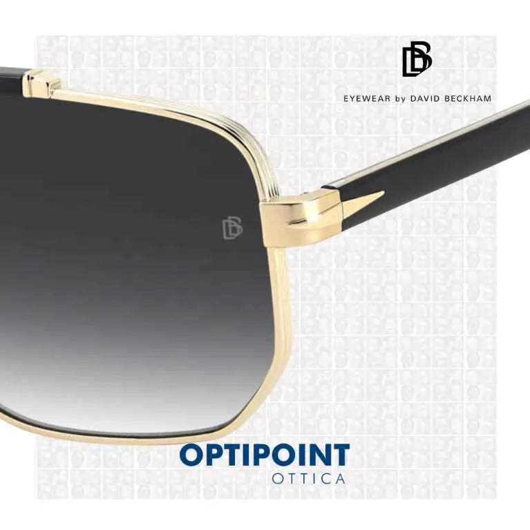 DAVID BECKHAM DB7157/S RHL ORO NERO OCCHIALI DA SOLE