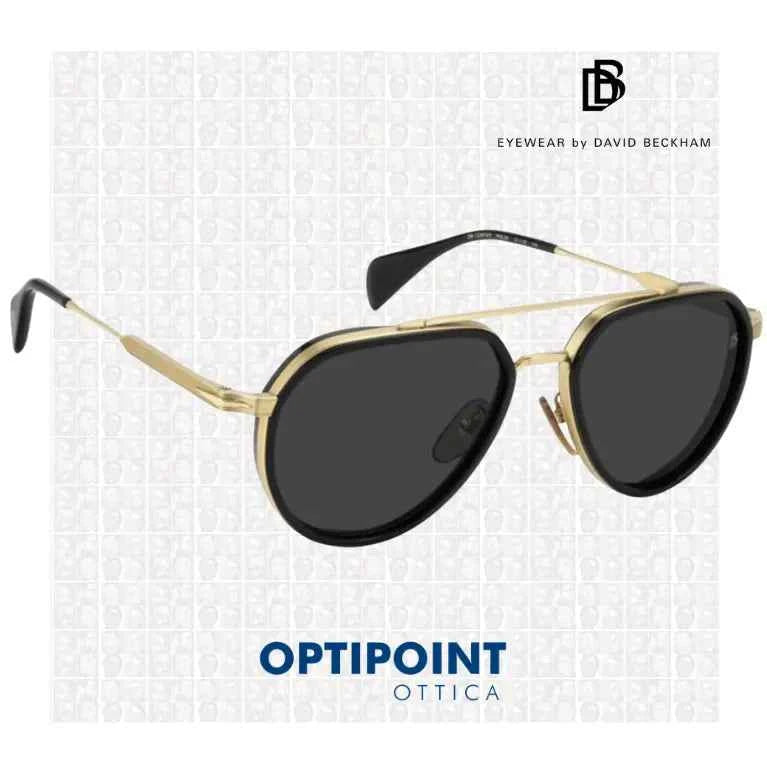DAVID BECKHAM DB1226/G/S RHL ORO NERO OCCHIALI DA SOLE