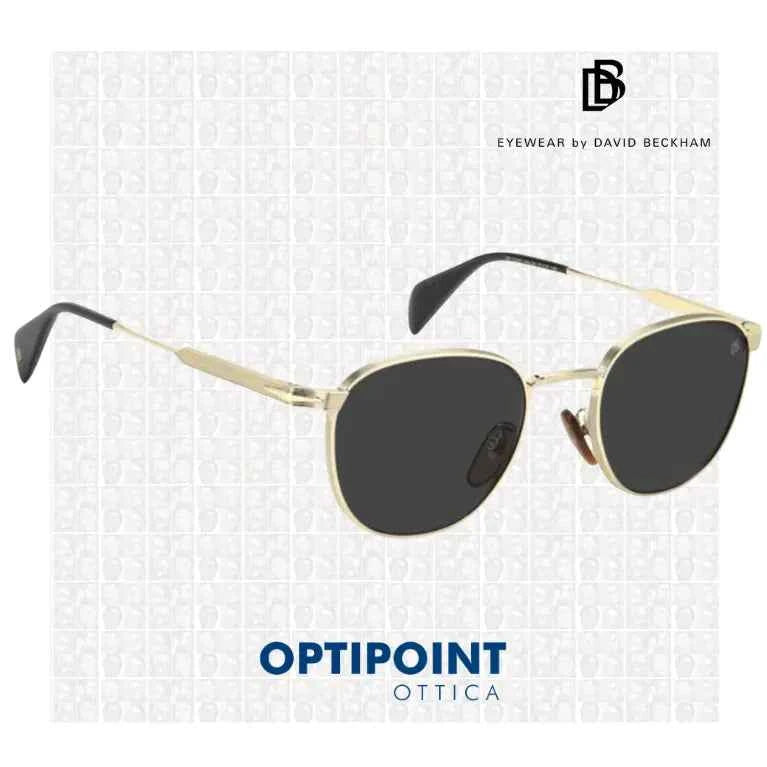 DAVID BECKHAM DB1228/S RHL ORO NERO OCCHIALI DA SOLE