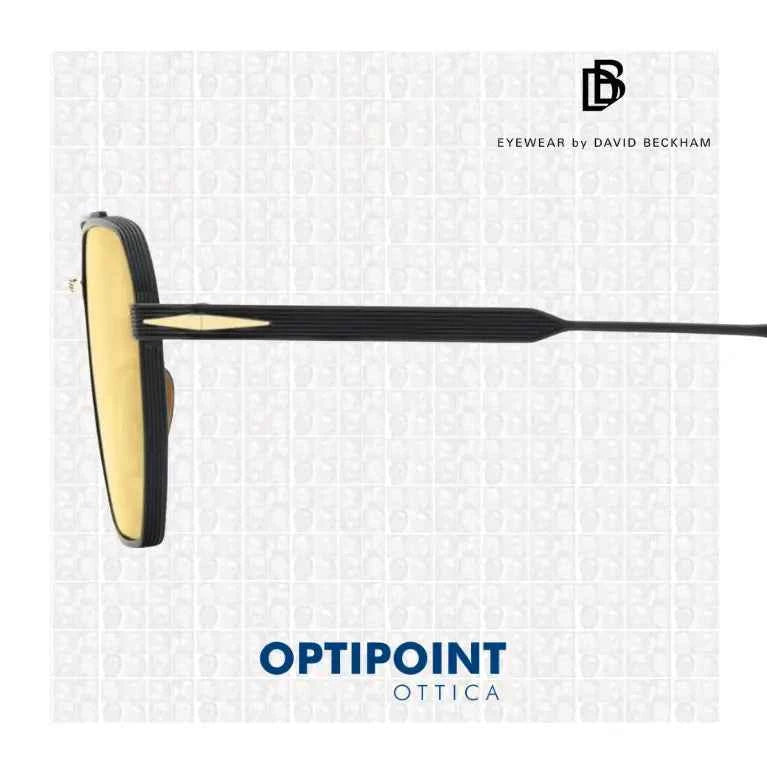 DAVID BECKHAM DB1229/S I46 NERO ORO OCCHIALI DA SOLE