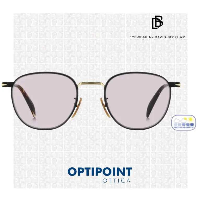 DAVID BECKHAM DB1228/S I46 NERO ORO OCCHIALI DA SOLE