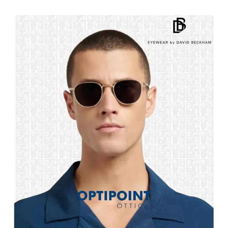 DAVID BECKHAM DB1228/S RHL ORO NERO OCCHIALI DA SOLE