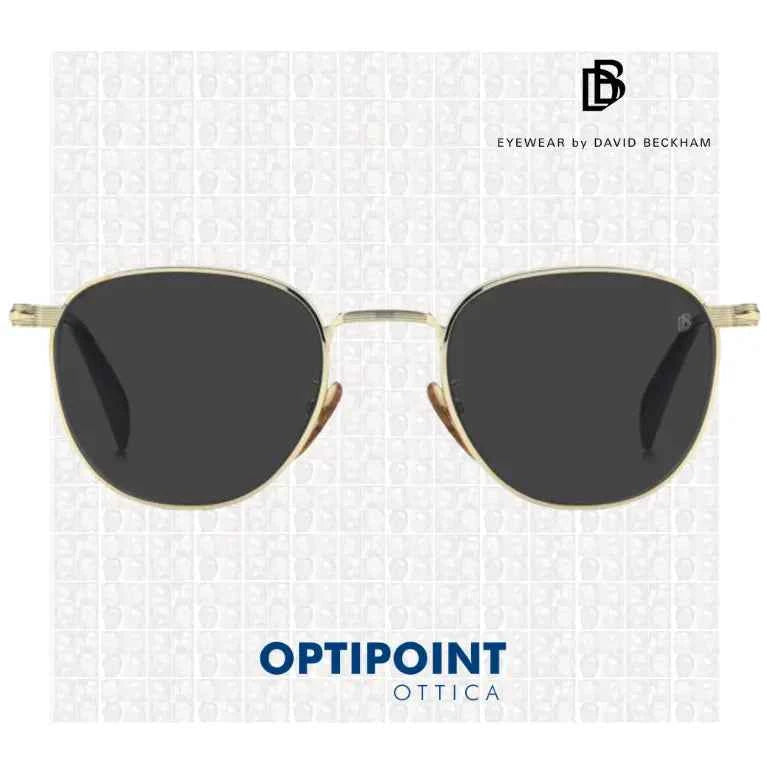 DAVID BECKHAM DB1228/S RHL ORO NERO OCCHIALI DA SOLE