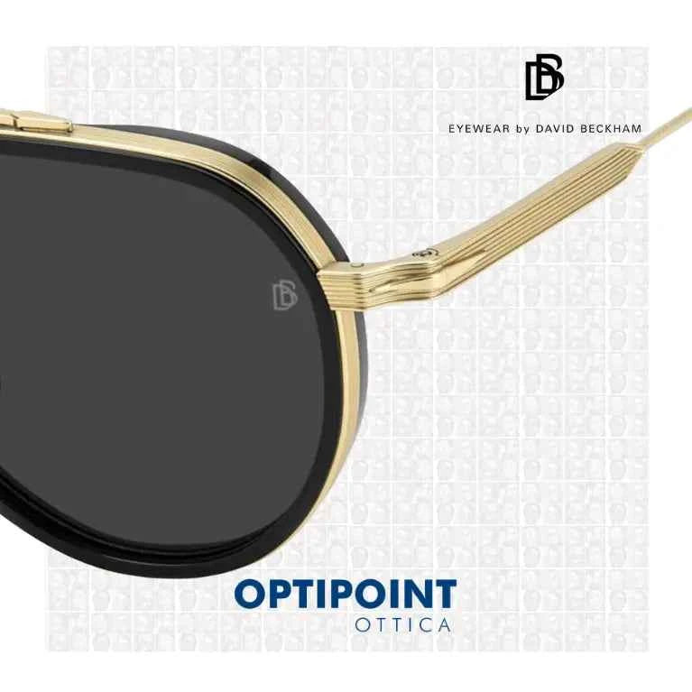 DAVID BECKHAM DB1226/G/S RHL ORO NERO OCCHIALI DA SOLE