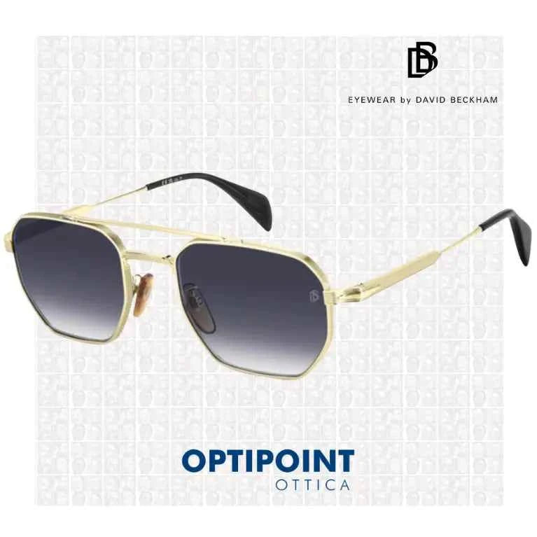 DAVID BECKHAM DB1229/S RHL ORO NERO OCCHIALI DA SOLE