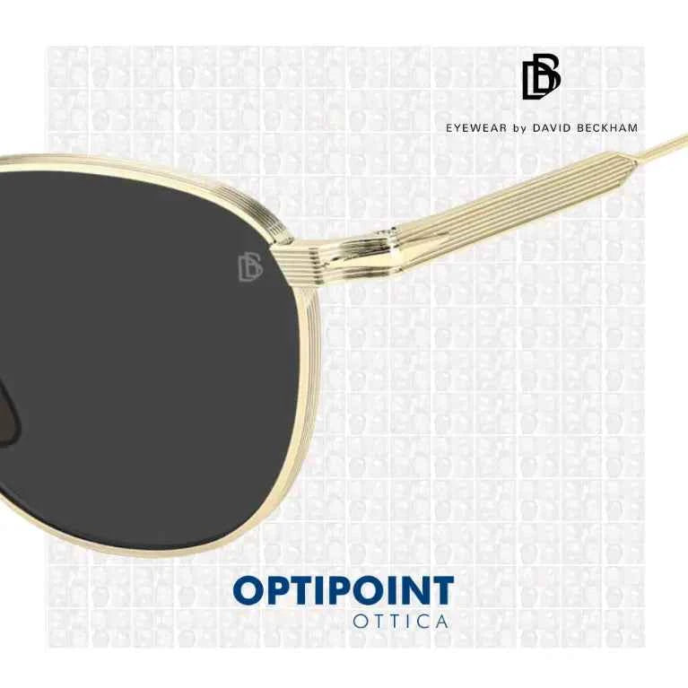 DAVID BECKHAM DB1228/S RHL ORO NERO OCCHIALI DA SOLE