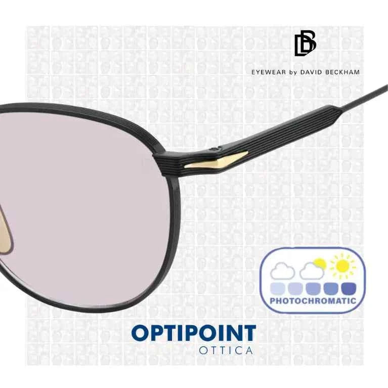 DAVID BECKHAM DB1228/S I46 NERO ORO OCCHIALI DA SOLE