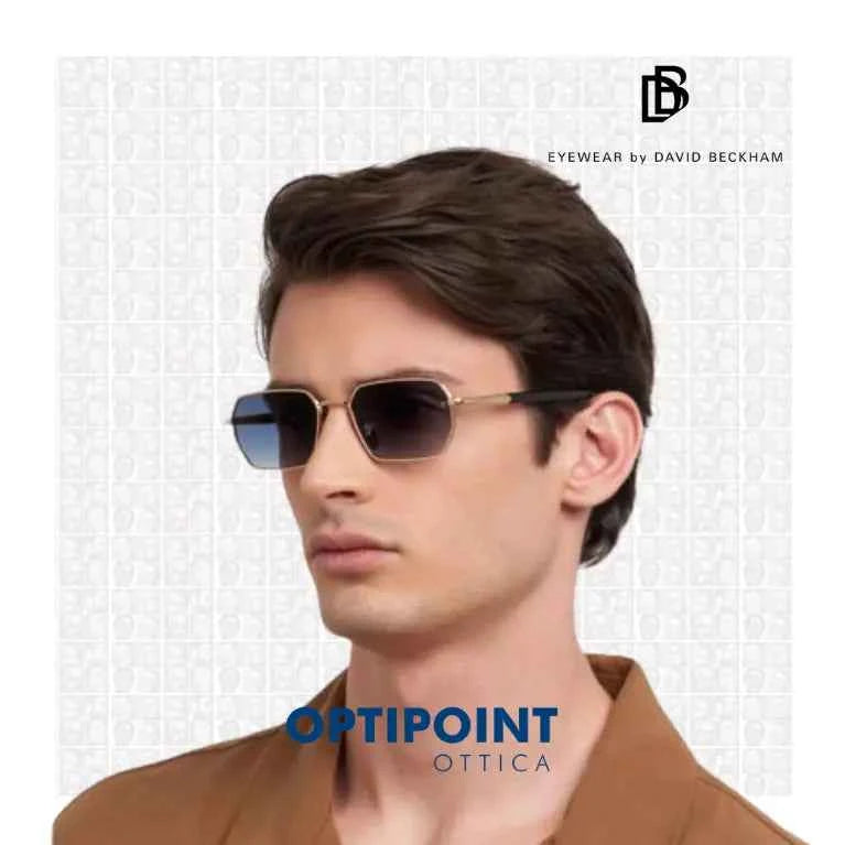 DAVID BECKHAM DB1174/S RHL ORO NERO OCCHIALI DA SOLE